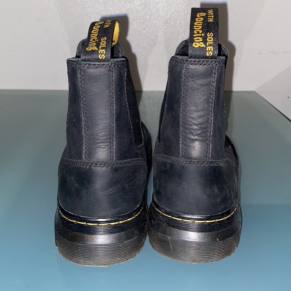 Mens Dr. Martens Black Boots Size 10 - Picture 5 of 10